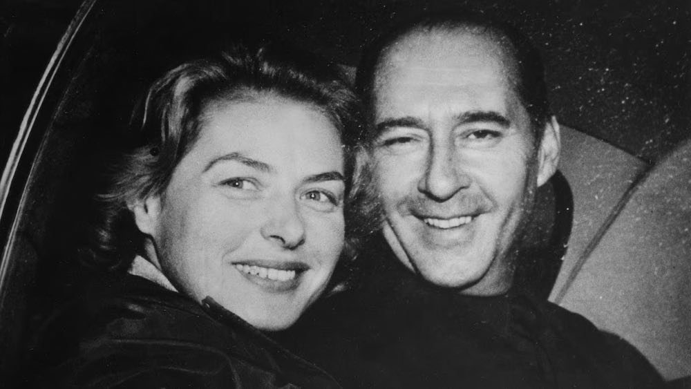 英格麗褒曼（Ingrid Bergman）與羅塞里尼（Roberto Rossellini）