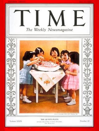 「迪翁五胞胎」（Dionne quintuplets）